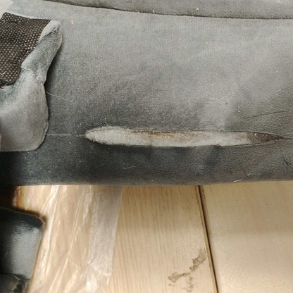 334197 - VIDA XL Kornizë shtrati "Dover" Gri e errët 80x200 cm Kadife