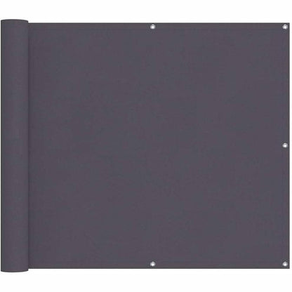 334234 - vidaXL Panel mbrojtës për ballkon – Mbrojtje nga privatësia, era dhe dielli – I papërshkueshëm nga uji – Ngjyrë antracit – 75 x 800 cm cm