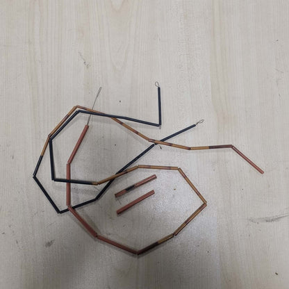 334261 - PERDE DERE ME INSEKTE DHE PRINTIM PALME 90x220 CM BAMBU