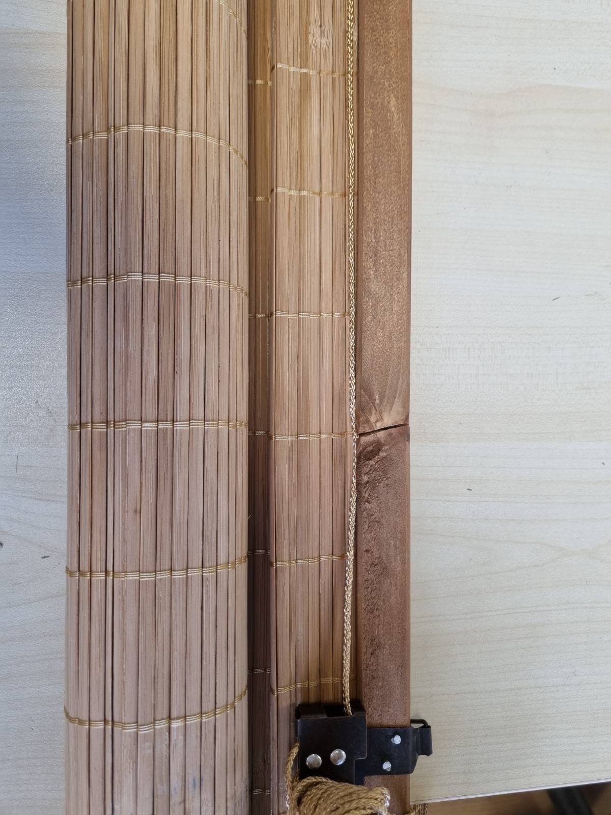 334321 - VidaXL Perde me Rrotull Ngjyrë Kafe 140 x 160 cm Bambu