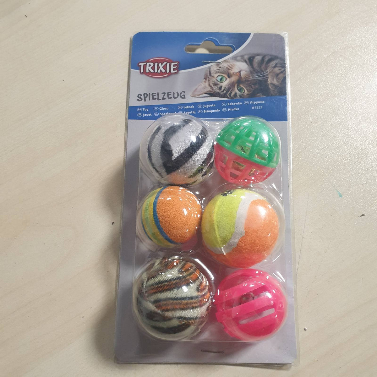 335631 - Lodër për mace Trixie 4523 – Set topash (6 copë)