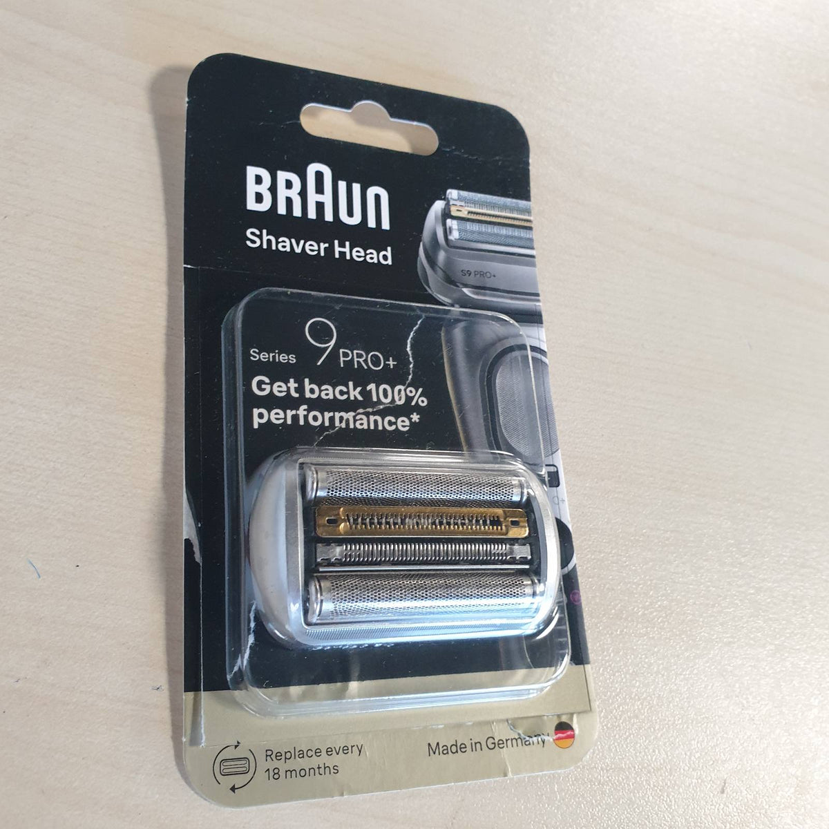 335905 - BRAUN Kokë zëvendësuese origjinale 96M për makinë rroje elektrike për mjekër, argjendi