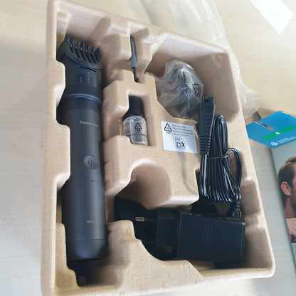 335910 - PANASONIC Sistem Modular i Kujdesit Personal Shumëformësh er-Ckl1, Makinë Prerëse Mjekre dhe Makinë Qethëse Flokësh për Burra me Bateri Litium-Jon të Rikarikueshme