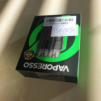 336005 - VAPORESSO LUXE XR Max 2 Kit Origjinal 80W 3200mAh + 5ml LUXE XR POD Cartridge MTL-DTL GTX 0.2ohm + 0.8ohm Coil, Pa nikotinë, Pa lëng elektronik (Pelle Nera Scura)