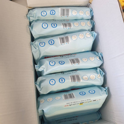 336555 - HUGGIES Peceta natyrale për fëmijë, 99% ujë i pastër, hipoalergjike, të testuara dermatologjikisht, 672 copë (12 x 56)