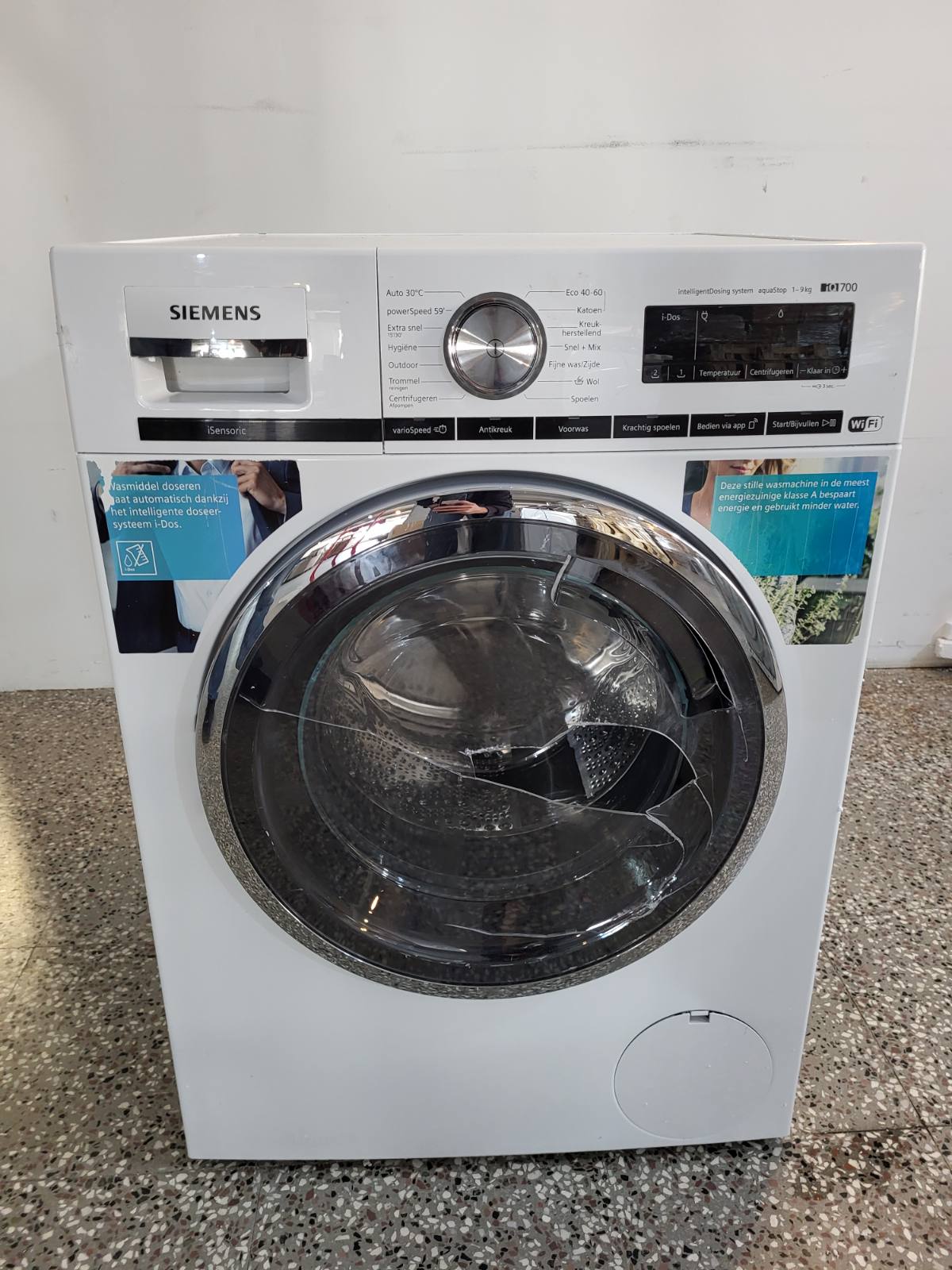 337161 - SIEMENS Lavatrice WM14VKH7NL/01 8kg 1400rpm FD 0104 200033