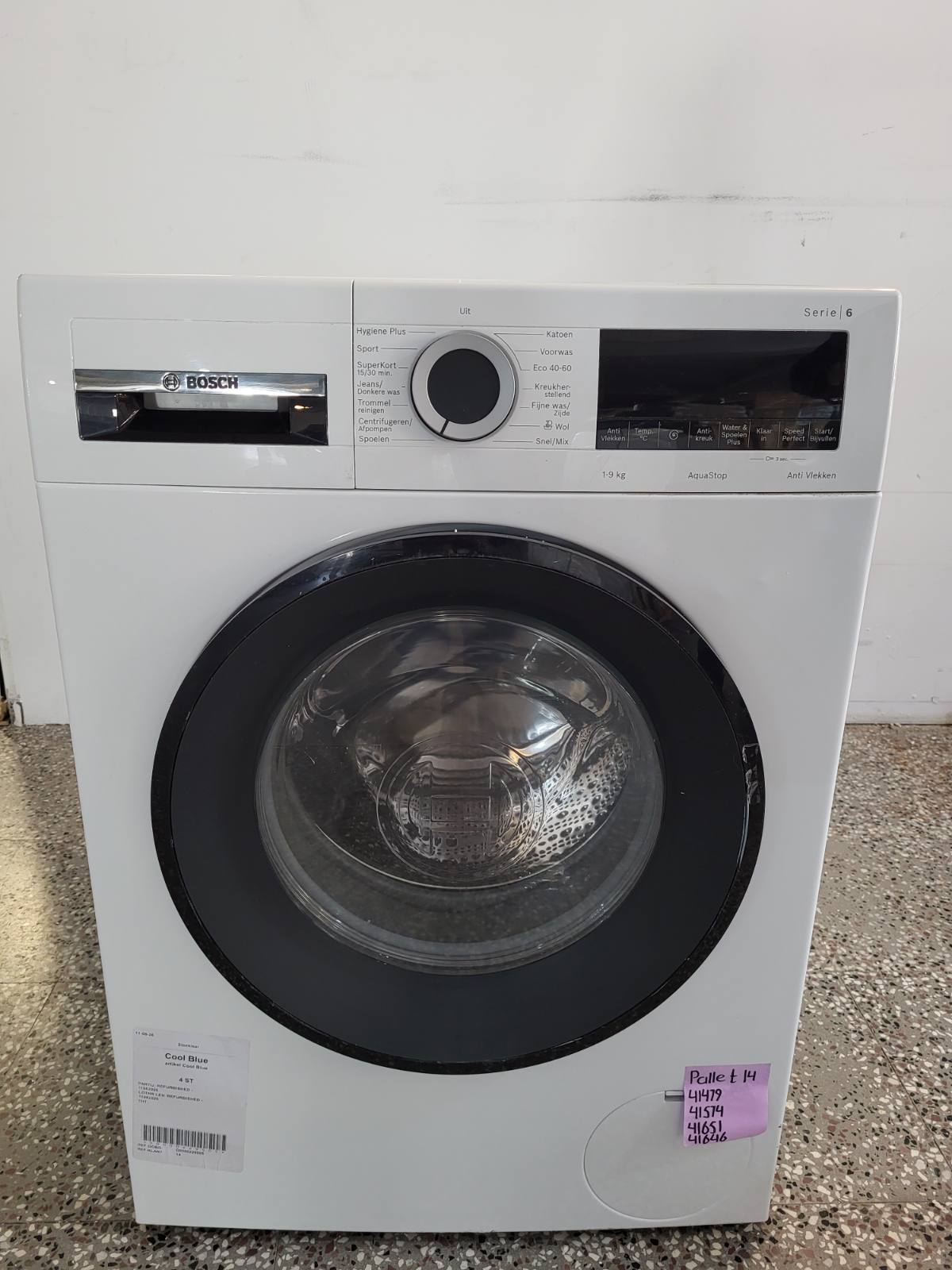 337171 - BOSCH Lavatrice WGG14408NL/50, Kapacitet 9kg, 1400 RPM, Dimensionet 60x60x85 cm, Ngjyra e bardhë