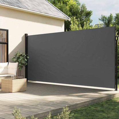 291436 - vidaXL Tendë Anësore e Palosshme, Ngjyrë Antraciti 200x500 cm