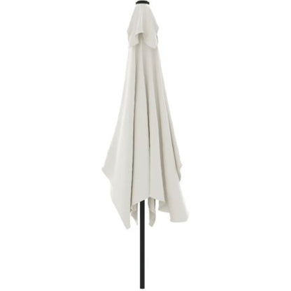 244439 - vidaXL Ombrellë Kopshti 200x300 cm – Ngjyrë Sand White