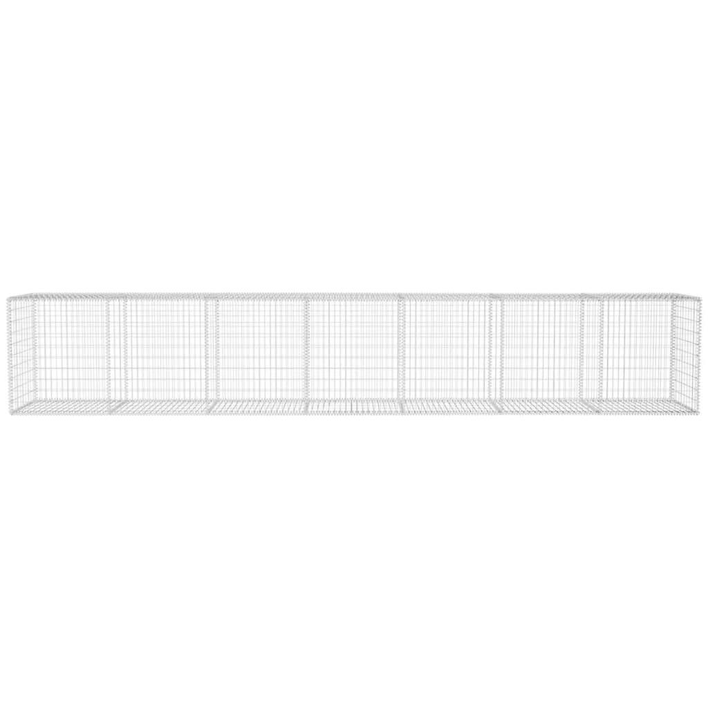 291305 - VidaXL Muri gabion, çelik i galvanizuar, 600x50x100 cm