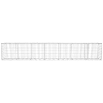 291305 - VidaXL Muri gabion, çelik i galvanizuar, 600x50x100 cm