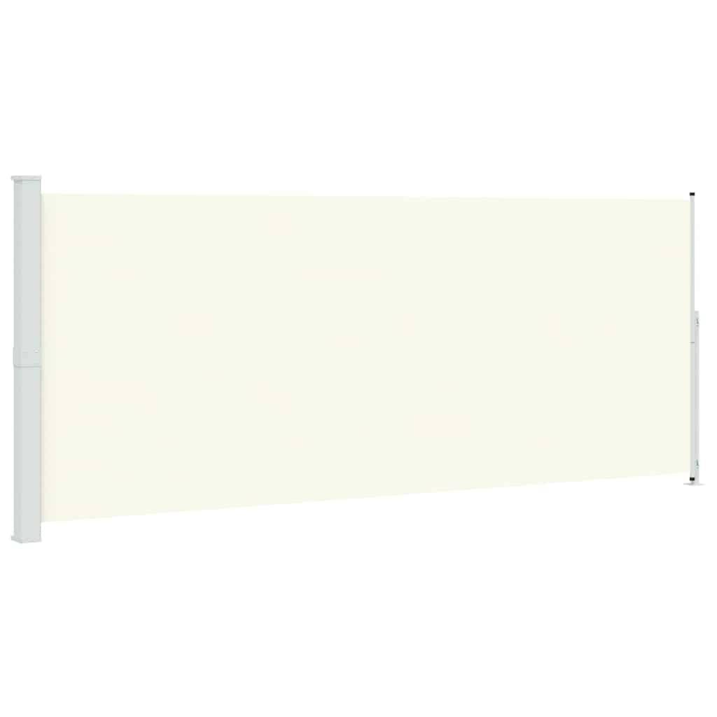 291369 - VidaXL Tendë Anësore e Palosshme për Verandë, Ngjyrë Kremi 200x514 cm