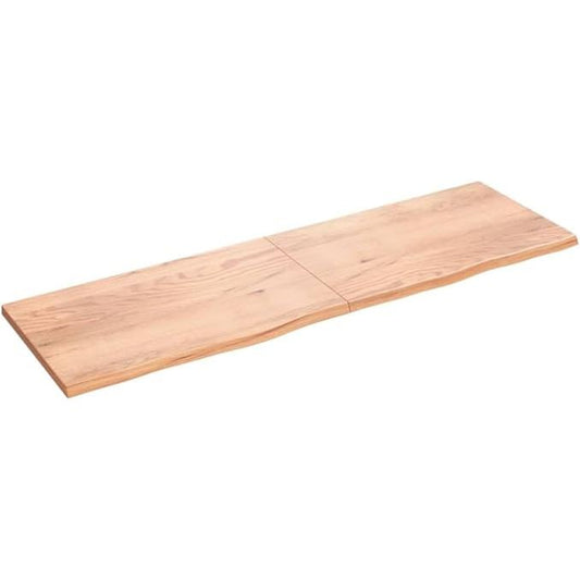141639 - Pllakë Tavoline vidaXL nga Dru Lisi Masiv, 200 × 60 cm, me Skaje Natyrale