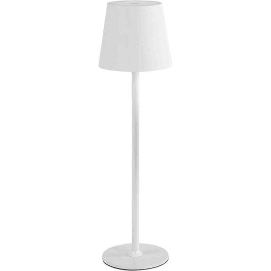 197047 - IDENA - Llambë Tavoline LED 50124 me Funksion Prekjeje, USB-C, Errësim të Rregullueshëm, Lartësi të Rregullueshme, për Përdorim të Jashtëm dhe të Brendshëm, në Ngjyrë të Bardhë