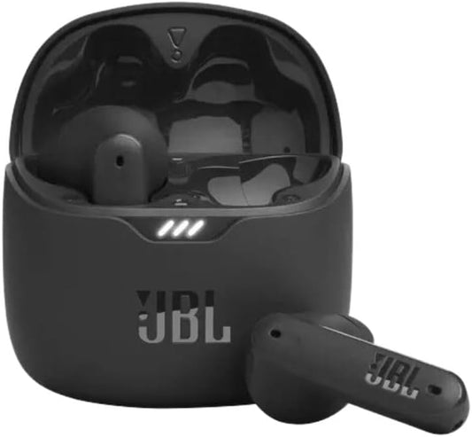 319432 - JBL TUNE FLEX TWS, Kufje pa tel, të papërshkueshme nga uji, anulim zhurmash, të zeza, deri në 32 orë dëgjim muzike