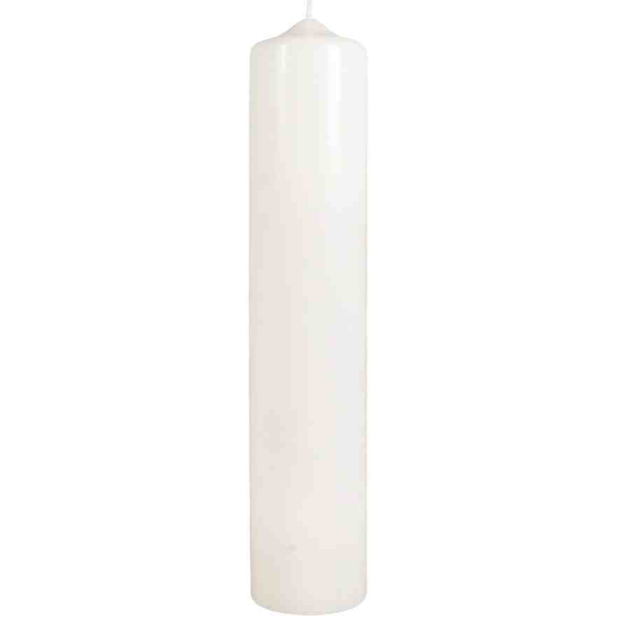 211423 - RAYHER - Qiri në Formë Shtylle, Krem, i Rrumbullakët, Gjatësi 30cm, Diametër 6cm, 100% Parafinë, Shenjë Cilësie RAL, Përdorim si Qiri Pagëzimi ose Kungimi, i Përshtatshëm për Dekorim dhe Punime Artizanale