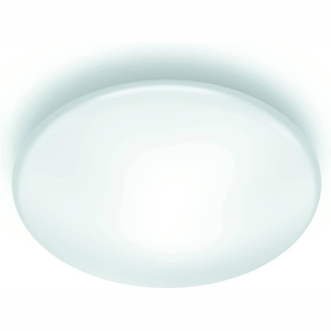 255713 - PHILIPS LIGHTING Shan Llambë Tavani LED 12W, Sensor Lëvizjeje, Dritë e Bardhë e Ftohtë 4000K, e Bardhë