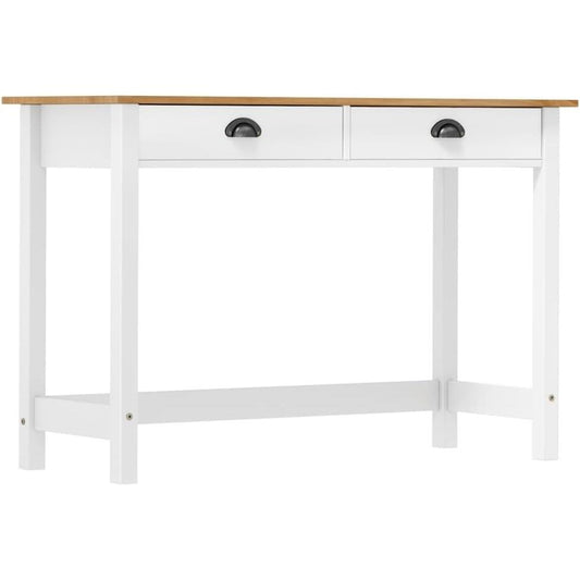 265572 - vidaXL Tavolinë Konsolë me 2 Sirtarë 110×45×74 cm – Dru Pishe Masiv
