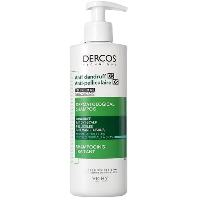 271829 - VICHY Shampo Dercos DS 390ml - Anti-Zbokth, për Flokë Normalë deri në Yndyrë, me Disulfid Seleni dhe Acid Salicilik