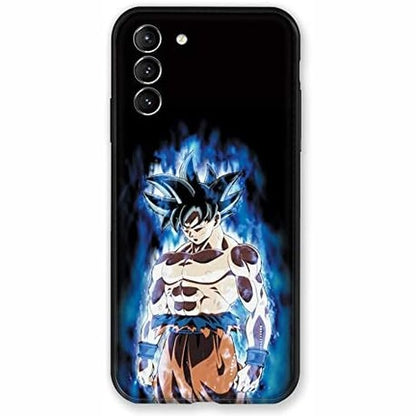 277057 - COKITEC Mbrojtëse për Samsung Galaxy S21 Plus, Manga Dragon Ball Goku, e zezë