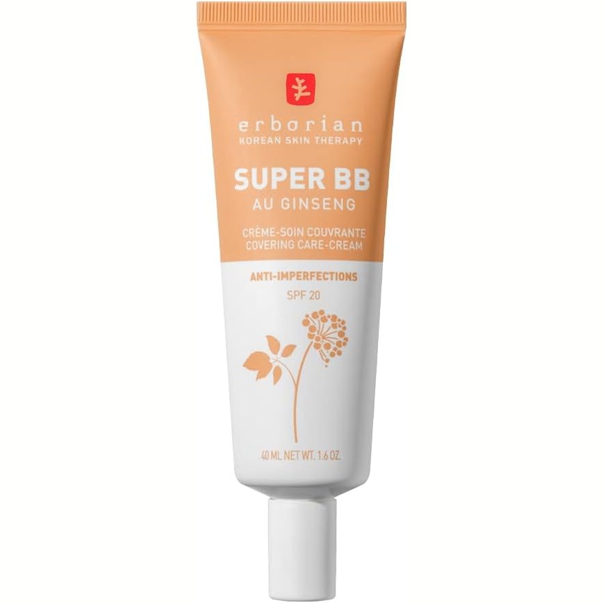 316281 - ERBORIAN Super BB (Krem Dite me Ngjyrë, 40 ml, me xhensen dhe niacinamide, mbulim i lartë)