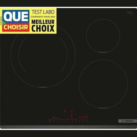 288062 - BOSCH PIJ631HB1E, Sobë me induksion, Seria 6, 3 flakë, 60 cm, E zezë