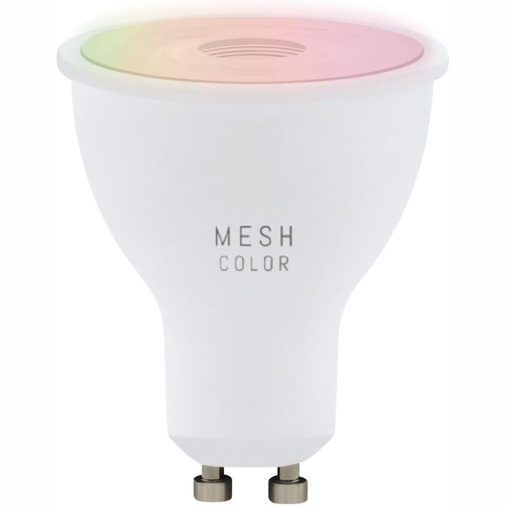 262976 - EGLO | Llambë LED connect.z Smart Home GU10 | ZigBee | Kontroll zanor me aplikacion dhe Alexa | E zbehtë | RGB | Ngjyrë drite e rregullueshme (e bardhë e ngrohtë - e bardhë e ftohtë) | 345 lumen | 5 vat