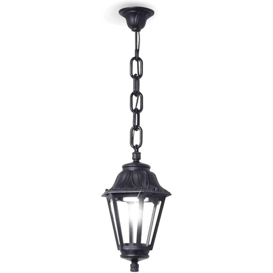 223507 - B·LED BARCELONA LED Llambë Tavani e Jashtme, IP55 E27, Stil Rustik Vintage, e Zezë