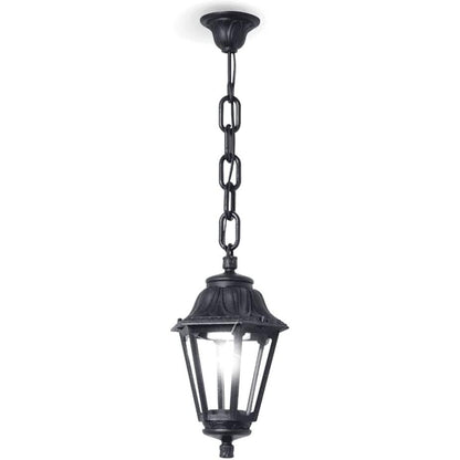223507 - B·LED BARCELONA LED Llambë Tavani e Jashtme, IP55 E27, Stil Rustik Vintage, e Zezë