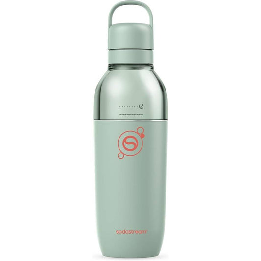 293024 - SODASTREAM Shishe uji me gaz e ripërdorshme Fizz & Go, 710ml, e përputhshme me pajisjet SodaStream, Jeshile menteje