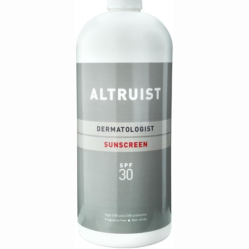 311342 - ALTRUIST Krem kundër diellit Dermatologist SPF 30, 5-Star Ultra UVA PPD 39, vegan, pa aromë, rezistent ndaj ujit, shishe 1 litërshe