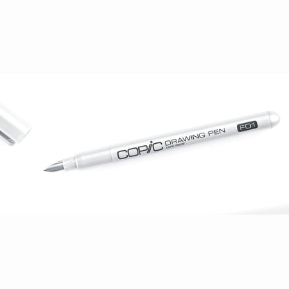 216449 - COPIC Stilolaps Vizatimi F01, i Zi, me majë të fortë dhe bojë pigmenti rezistente ndaj ujit