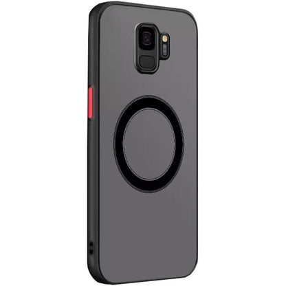 266909 - DOOWEAR Mbrojtëse magnetike për Samsung Galaxy S9, rezistente ndaj gërvishtjeve dhe goditjeve, transparente