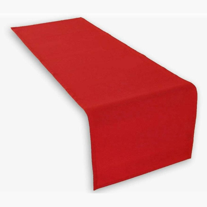 186358 - LEMOS-HOME Mbulesë Tavoline Mbrojtëse 45x150 cm, Material 100% Pambuk, 285g/m², në Ngjyrë të Kuqe