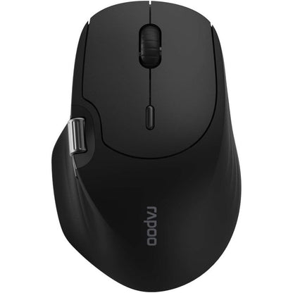 309888 - RAPOO Maus pa tel MT560, USB 2.4G dhe Bluetooth, deri në 4000 DPI, klikim i qetë, bateri e rikarikueshme, për PC dhe Mac, e zezë