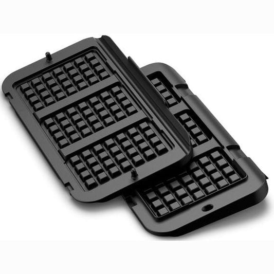 245110 - TEFAL Pjata për vafla XA7348 për OptiGrill 4 në 1 dhe 2 në 1 XL | Alumin i derdhur | Veshje jo ngjitëse | Mund të lahet në lavastovilje | E zezë