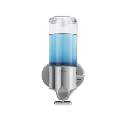 221357 - SIMPLEHUMAN Pompë e Vetme Muri BT1034, Kapacitet 444ml, Dispenser Sapuni i Montuar në Mur, Çelik Inox i Lëmuar