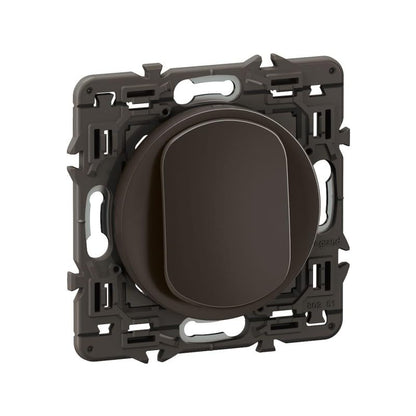 165096 - LEGRAND - Ndërprerës i Vetëm Celia, Buton i Madh, Kapacitet 10A, Kontroll Ndriçimi, Gati për Instalim, I Zi