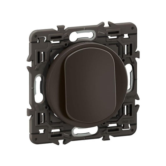 165096 - LEGRAND - Ndërprerës i Vetëm Celia, Buton i Madh, Kapacitet 10A, Kontroll Ndriçimi, Gati për Instalim, I Zi