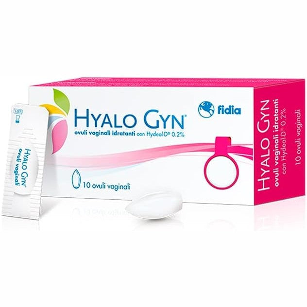 272065 - Hyalo Gyn Supozitorë Vaginalë për Tharje Vaginale | 10 Supozitorë | Teknologjia e Acidit Hialuronik Hydeal-D® 0.2%