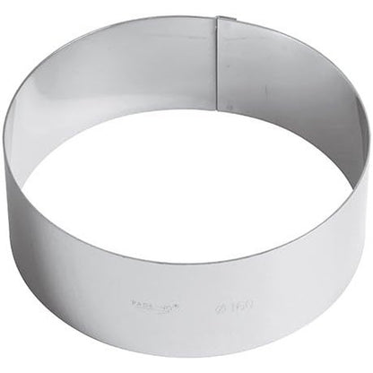 185696 - PADERNO Unazë për Tortë/Prerëse për Ëmbëlsira prej Çeliku Inox 18/10, Diametri 16cm, Lartësia 6cm