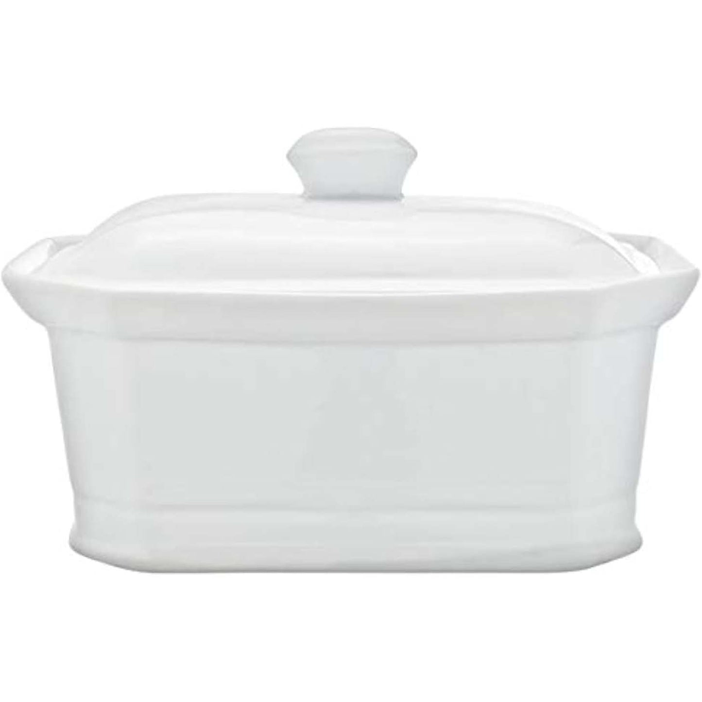 185181 - RH46635 PATE TERRINE - E Bardhë e Butë, Komode dhe në Modë, Përbërë nga Porcelan, Kapacitet 1L