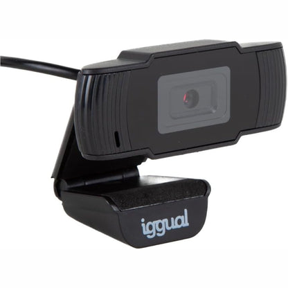 269226 - IGGUAL Kamera Web për Desktop WC720 Basic View - HD 720p, Lidhje USB, Fokus i Fiksuar, Mikrofon i Integruar, Fushë Pamjeje 90º, Dimensionet 8x4.5x3.6 cm, Pesha 62.5 g