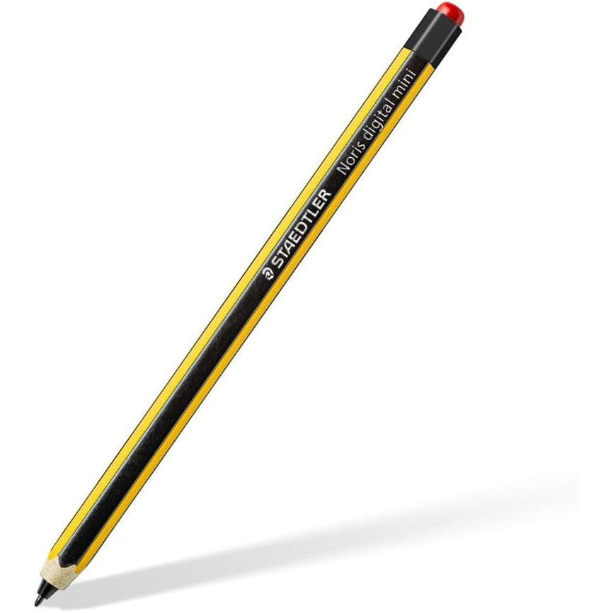 273164 - STAEDTLER Noris digital Mini 180M 22. Stilolaps 2-në-1 për shkrim dhe vizatim dixhital në ekranet me prekje EMR dhe kapacitive (formë e rrumbullakët, përfshin 5 maja dhe mjete zëvendësuese EMR)