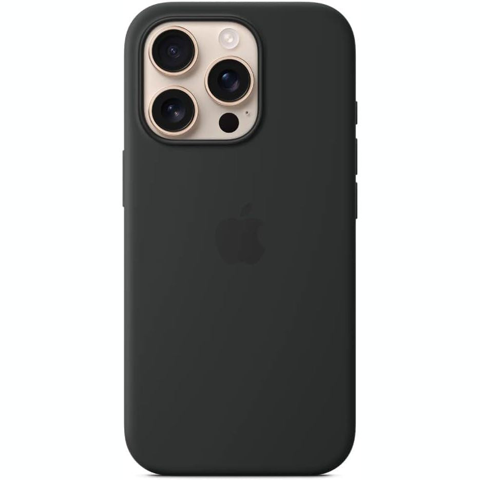 276386 - APPLE MBËSHTJELLËSE SILIKONI ME MAGSAVE PËR IPHONE 16 PRO, E ZEZË