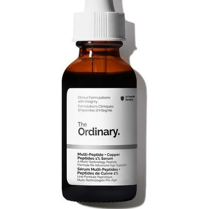 307423 - SERUM Anti-Plakje me Multi-Peptide të Zakonshme + Peptide Bakri 1%, për vija të holla dhe elasticitet të lëkurës, 30 ml