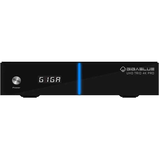 276086 - GigaBlue UHD Trio 4K PRO - Tuner Kombinues, W-LAN 1200Mbps, 1 x Tuner DVB-S2X, 1 x Tuner DVB-C/T2, schwarz
