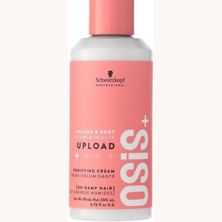 275755 - SCHWARZKOPF PROFESSIONAL - Krem për flokë OSiS Upload, 200ml, mbrojtje nga nxehtësia, përkufizim i hollë, vëllim dhe ngritje e rrënjëve