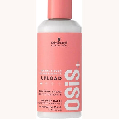 275755 - SCHWARZKOPF PROFESSIONAL - Krem për flokë OSiS Upload, 200ml, mbrojtje nga nxehtësia, përkufizim i hollë, vëllim dhe ngritje e rrënjëve