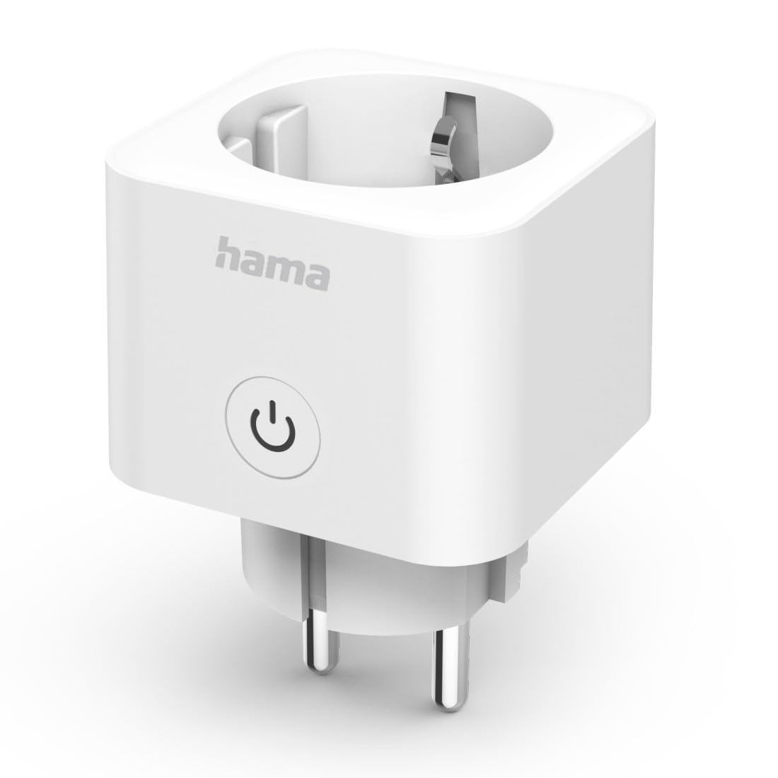 296050 - HAMA Prizë WiFi universale, e kontrolluar nga WiFi me aplikacion dhe kontroll zanor, matje energjie, 3680W